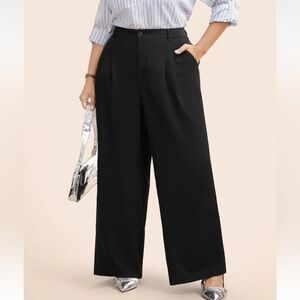 BloomChic Stretch Woven Pleated Elastic Waist Pants us size12